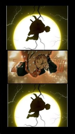 Zenitsu Agatsuma: Demon Slayer Thunder🥶🥶 Breathing Techniques #anime