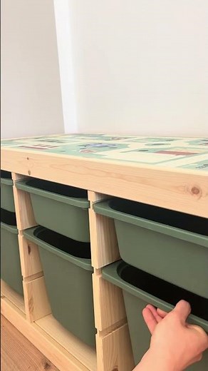 Ikea Trofast Hack Spieltisch: so einfach und so praktisch #diyprojekte #ikeahack #kinder