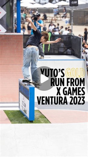 X Games on Instagram: "🥇🥇🥇 @yutohorigome’s winning run from Men’s Skateboard Street and becoming the first skater since 2002 to win gold in both Street and Street Best Trick at the same #XGames, with @nyjah following it up in 2024"