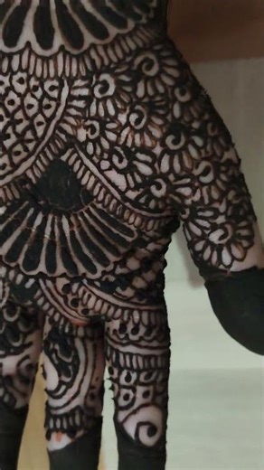 bridal mehndi designs for front hand #trending #hennatatto #lovemychannel #subcribemychannal ❤️