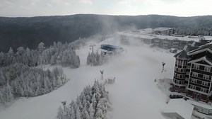 31K views · 964 reactions | ❄ Fun Fact - Our snowmakers could cover an entire football field with 27 feet of snow in just 12 hours. Pretty wild right? We're just days away from kicking off the season and the mountain is looking the part... #snowshoemtn #whalewatching | Snowshoe Mountain | Facebook