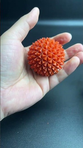 3D Printed Super Spiky Fidget Ball - Extremely Satisfying to Squeeze!