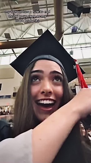 Celebrate Success: Graduation Cap Toss Moments