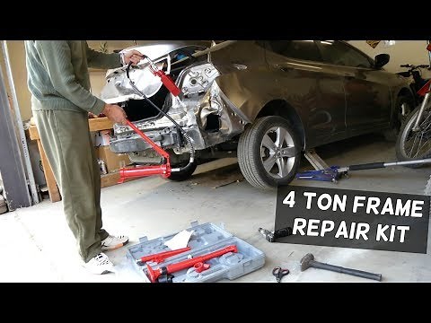 4 TON PORTA POWER FRAME MACHINE USING IT FOR FIRST TIME