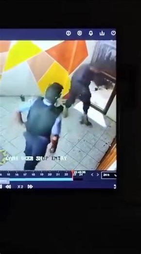 1st January 2024 The Police hierarchy are yet to make an official statement on a video that has been going viral on social media platforms around PNG. The video footage that was captured in a shop in NCD which shows few men in police uniform broke into a shop during the New Year's eve and stole goods and items. Video supplied. | PNG Bulletin