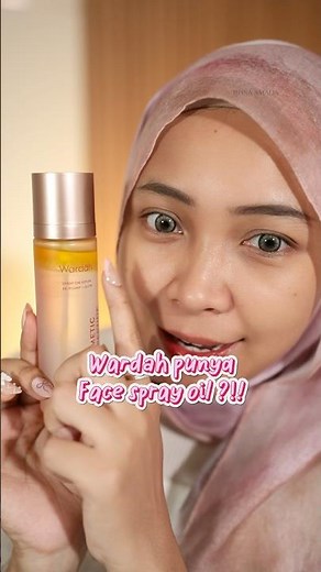 Wardah has a face spray that is so glowing and effortless😍👍🏻#wardah#faceserum#makeup#skincare#glo...