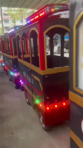 used amusement park equipment trackless train for sale