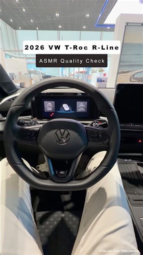 2026 VW T-Roc R-Line ASMR! 🔥