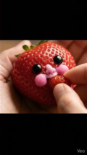 strawberry AI video strawberry eat strawberry#viral video #officalvideo #shortnews #skits #short