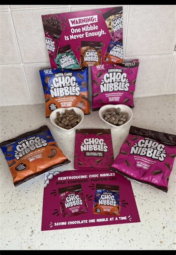Reintroducing @Choc Nibbles ! The same wonky goodness, with the same core values, choc nibbles have now relaunched with a better bag! Recycle-able paper bags, these are currently featured for their original & Jaffa cake flavour! Available at @B&M & @HeronFoods , from April onwards, Choc Nibbles will roll out nationally with the rest of range! A favourite from my fam, we love how they’ve dug deeper into their goal inside & out 🙌 Thank you for having me share 💕 #chocnibbles #chocnibble #chocolat