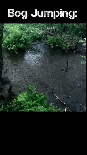 Bog Jumping (head jump edition)💀🌳🙃#500subs #bog #gross #scary