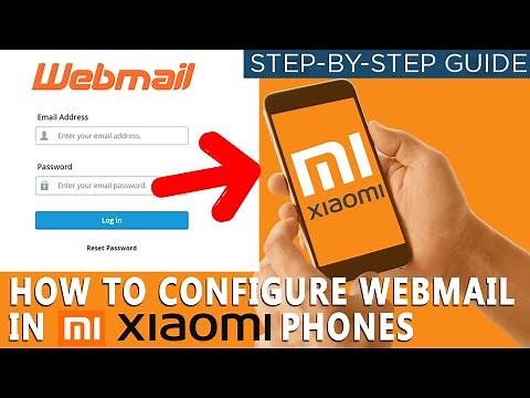 How to Configure Webmail in MI XIAOMI phone?