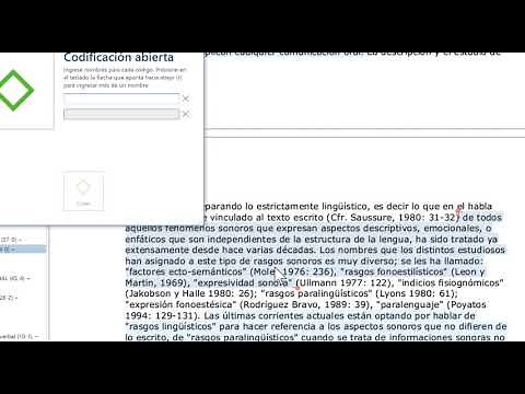 ATLAS.ti 8 Windows - Codificando texto