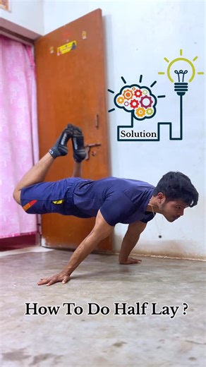 Rahul Rajak 🗿 on Instagram: "How to do half lay ?💯📌✅ . . . . . . . . . . #reels #instagram #tutorial #planche #handstandpushups #fitnesschallenge #corechallenge #streetworkout #calisthenics #ﬁtness"