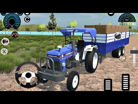 Indian Tractor Simulator Game - Loading Cargo Transport Simulator - Android Gameplay #gaming