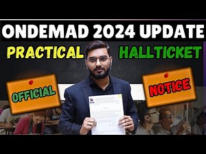 Complete Guide to NIOS On-Demand Practical Exam 2024 | Hall Ticket, Rules, Preparation & Tips