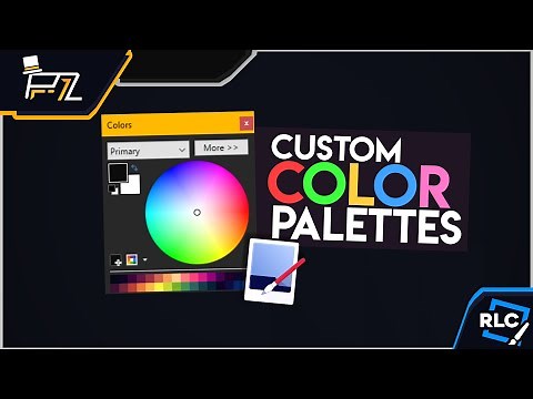 RLC | How to use a CUSTOM color palette in PAINT.NET! // Tutorial by Paze
