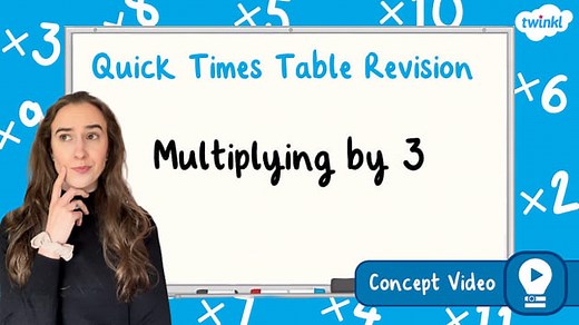 Multiplying by 3 | KS2 Maths Concept Video