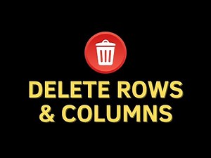 🗑️ Delete Multiple Rows or Columns (Google Sheets)