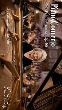 Piano Concerto No. 19 in F# minor, Op. 88 II. Adagio cantabile #Shorts