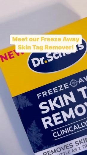 Dr. Scholl’s on Instagram: "Pesky skin tags have officially met their match with #DrScholls new (and easy to use!) Freeze Away® Skin Tag Remover! As the ONLY over-the-counter FDA-cleared technology for skin tag removal, you can remove embarrassing skin tags in the privacy of your own home in 5️⃣ simple steps. It’s clinically proven to remove skin tags in as little as one treatment, leveraging the same cryotherapy freezing method used by doctors worldwide. Visit the link in our bio to shop now!"