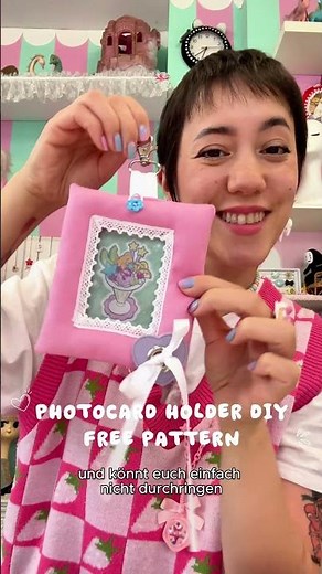 DIY Photocard Holder mit gratis Schnittmuster #nähen