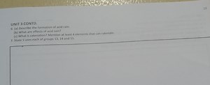 6. (a) Describe the formation of acid rain.(b) What are effect... | Filo