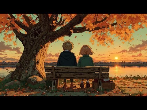 Autumn Sunset Lofi ~ Study & Relax with Chill Calm Hip Hop Mix