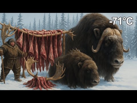 5000 Kg Musk Ox In Siberia - 71°C | Survives To Feed Entire Village In Blizzard