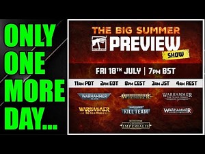 Games Workshop is About to MAKE IT RAIN... Warhammer Summer PREVIEW SHOW is HERE!!! #Warhammer