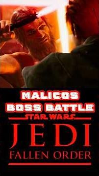 STAR WARS Jedi: Fallen Order | MALICOS BOSS BATTLE