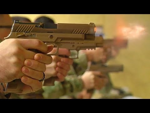 The SIG Sauer M17 is a new modular pistol for the US Army.