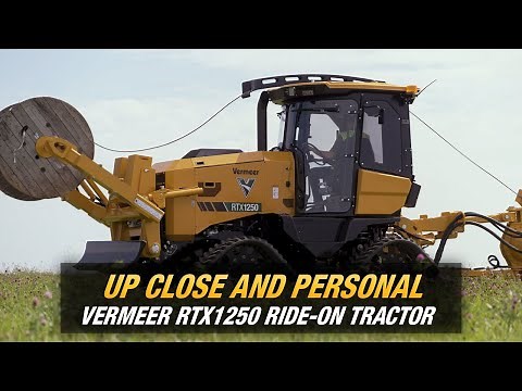 Walkaround of the Vermeer RTX1250 ride-on tractor | Vermeer