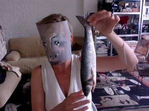 Laure Prouvost (France; lives and works in Antwerp) produces absorbing moving image and sound installations in which she conflates reality with fiction and art with everyday life. Prouvost’s environments often confound expectations through a rapid-fire succession of sound and image. Narrated in the artist’s soft, seductive voice, they are interspersed with spoken and written instructions that directly address the viewer. Combining painting, sculpture, and found objects alongside her projected im