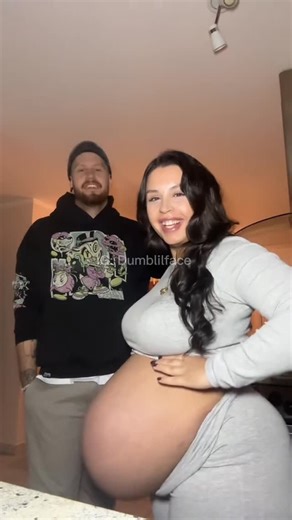 Dumblilface on Instagram: "Huge belly side profile! #pregnant #preggo #pregnancy #embarazada #tiktok #pregnantvideo #hugepregnantbelly #pregnanttiktok #preggy #pregnantbelly #bigbelly #bigbellygirl #preggoproblems #pregnantvideo #pregnantworkout #preganntwithtwins #9monthspregnant"