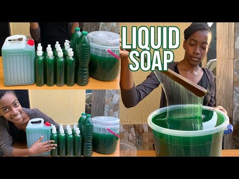 HOW TO MAKE LIQUID SOAP.