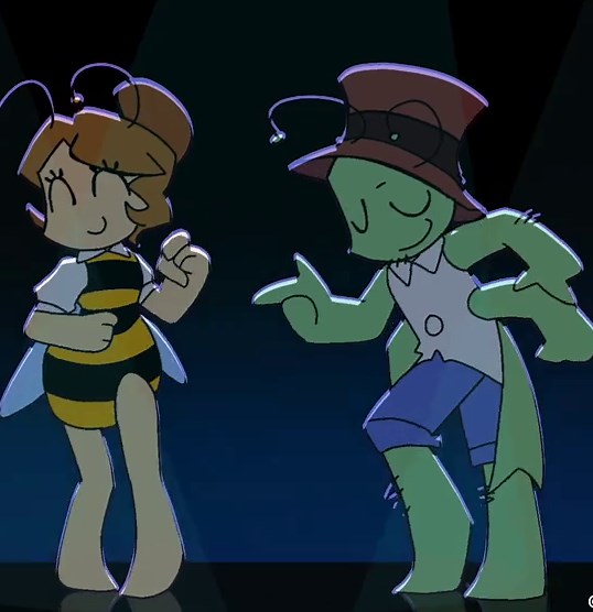 #MAYATHEBEE let's groove #musicaleducation #fy #fyp #animation #meme #dance #maya #mayathebee #bee #misscassandra #flipthegrasshopper #cassandraxflip
