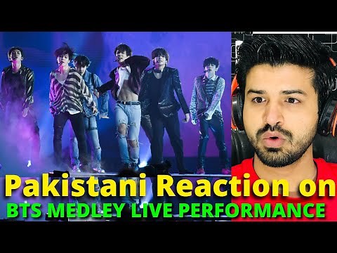 Pakistani Reacts To BTS MEDLEY LIVE PERFORMANCE | Reaction Vlogger