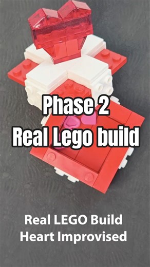 I Finally Built My LEGO Heart Design (With a Twist) #shorts #lego #diy