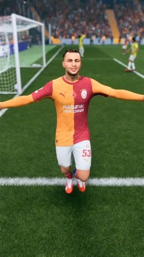 Scoring a Finesse Shot in the Top Corner with Barış Alper Yılmaz in FC27 #fc27 #fifa #barışalpery...