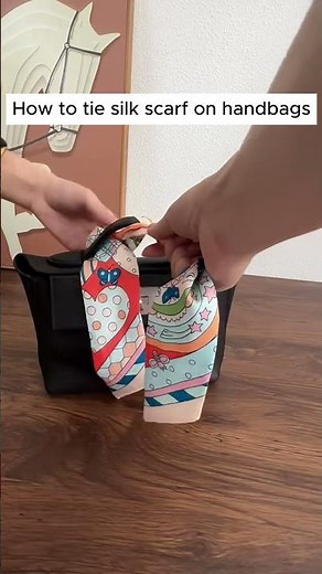 Step-by-Step: Tie a Silk Scarf on Your Handbag Like a Pro