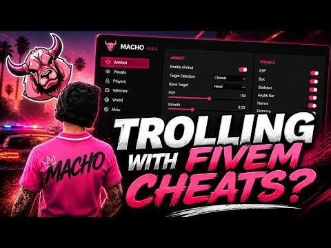 I Trolled Cops WITH FIVEM CHEATS! (Macho Cheats)