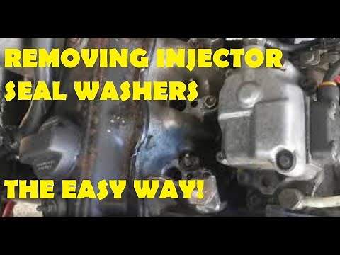 How to remove injector copper seal washers the quick and easy way