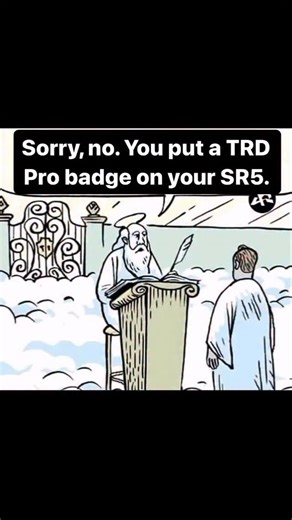 4Runner Lifestyle on Instagram: "Sorry bro. You put a TRD PRO badge on your SR5…."