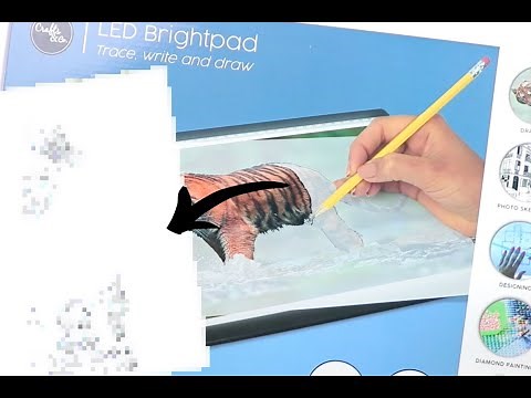 I Draw a Future Creation - BRIGHTPAD LED TABLET TEST - ACTION Light Tablet