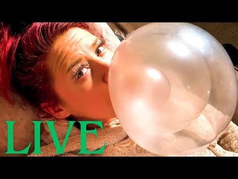 Live Bubble Gum Blowing with AmandaLynn