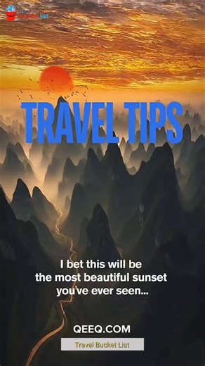 “It’s like a scene straight out of a dream…” 🌅✨ | Travel Bucket List