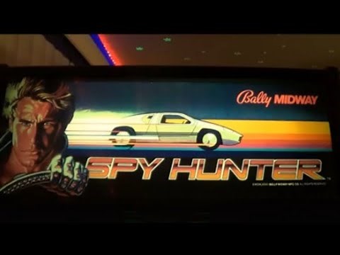 SPY HUNTER ARCADE VIDEO GAME - BY BALLY/MIDWAY 1983