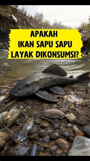 IKAN SAPU SAPU LAYAK KONSUMSI? #edukasi #edukasialam #ikansapusapu