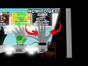How to get the SLENDER GLOVE in Slap Battles! | Roblox